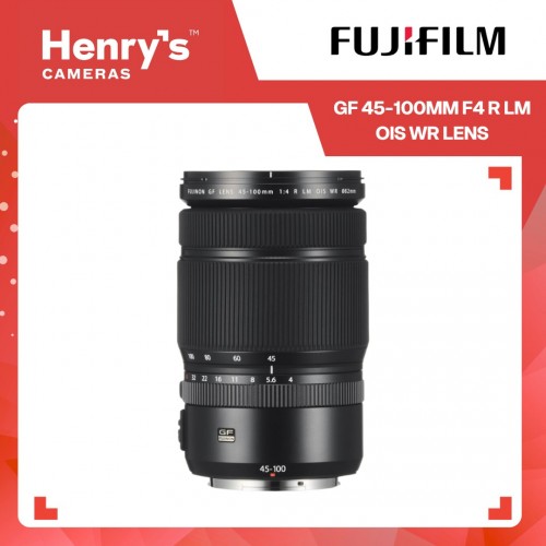 FUJIFILM GF 45-100MM F4 R LM OIS WR LENS